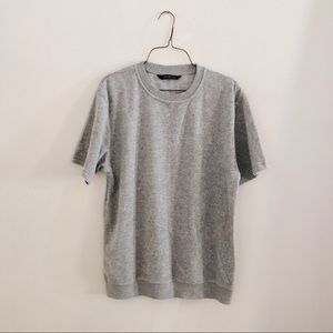 Poler Stuff grey terry cloth t-shirt